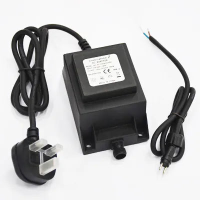 12v AC Waterproof Transformer (Various Wattages) - Open-ended Output Cable