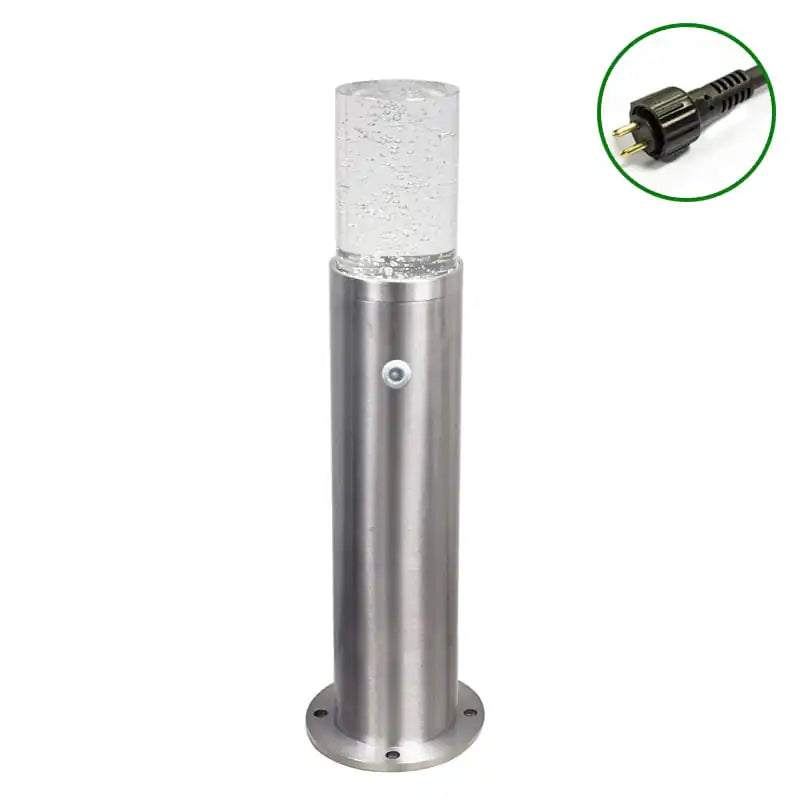 Airlite - Anodised Aluminium Dusk to Dawn Bollard Light (12v Plug & Play)
