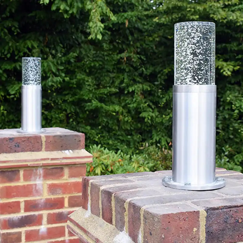 Airlite - Anodised Aluminium Dusk to Dawn Bollard Light (12v Plug & Play)