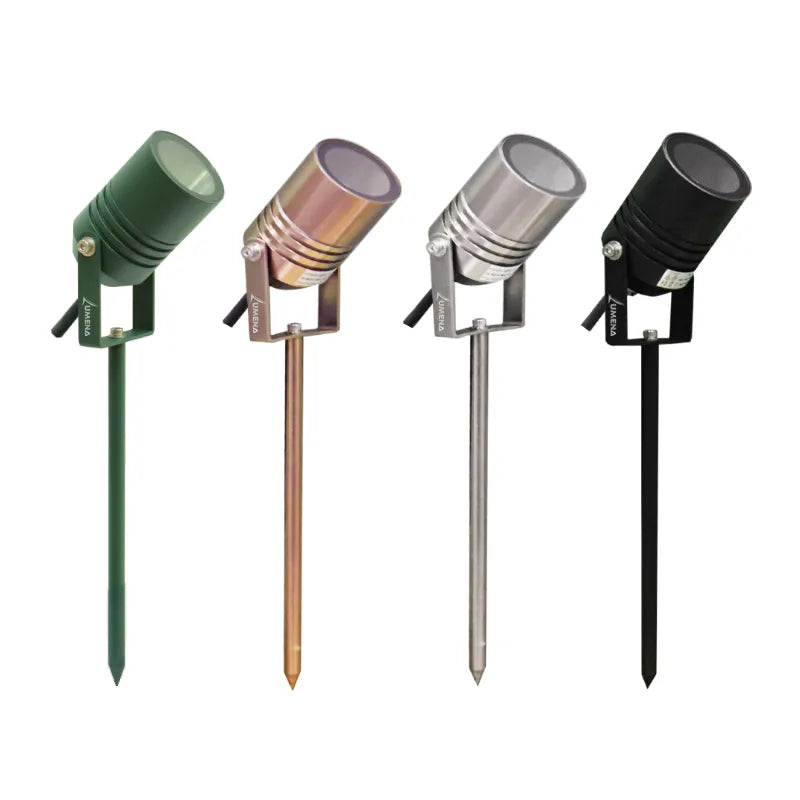 AlvaLED - Adjustable GU10 Spike Light (240V) - Black / Green / Titanium Silver / Cocoa Copper