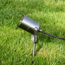 AlvaLED - MR16 316 Stainless Steel Spike Light - 12v Versa Plug & Play