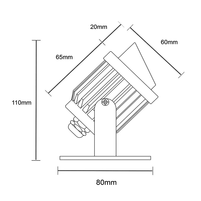 Argonaut - Underwater Spot Light (Solid Brass)