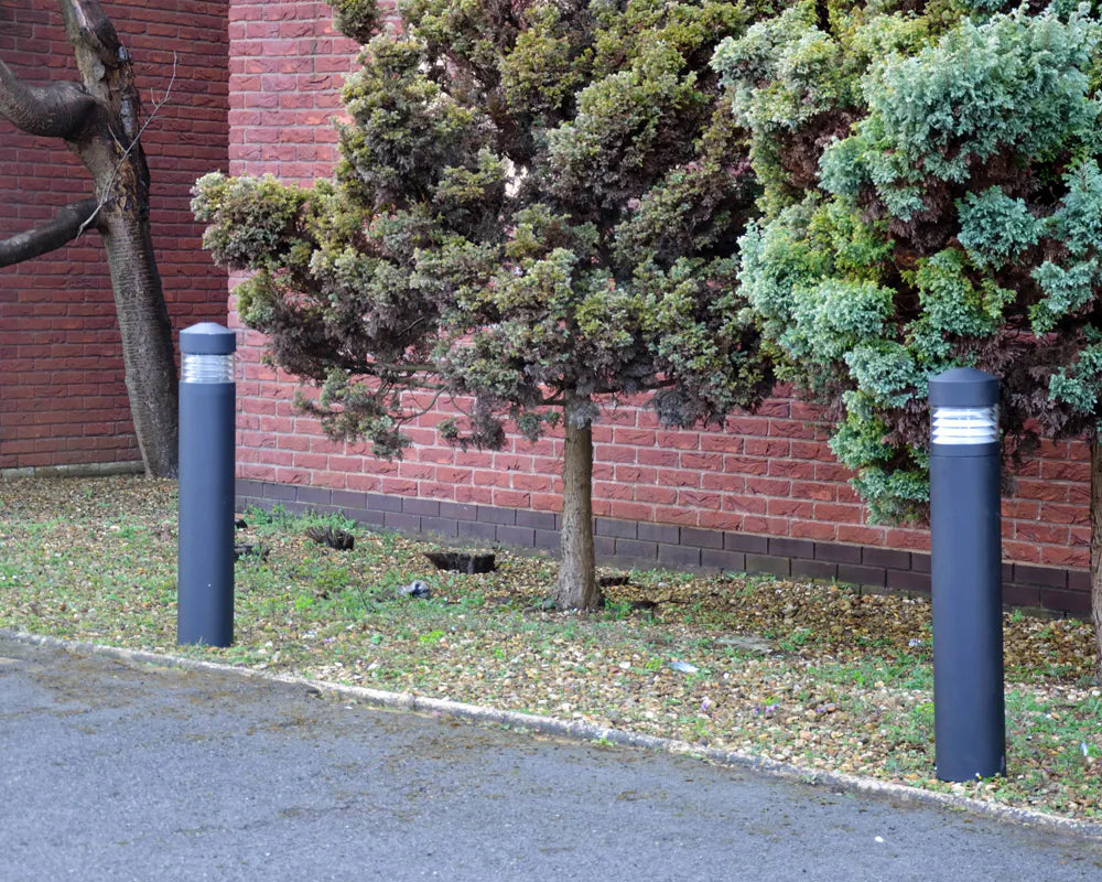Lighthouse PIR Bollard Light - Professional Root Mount System - Black