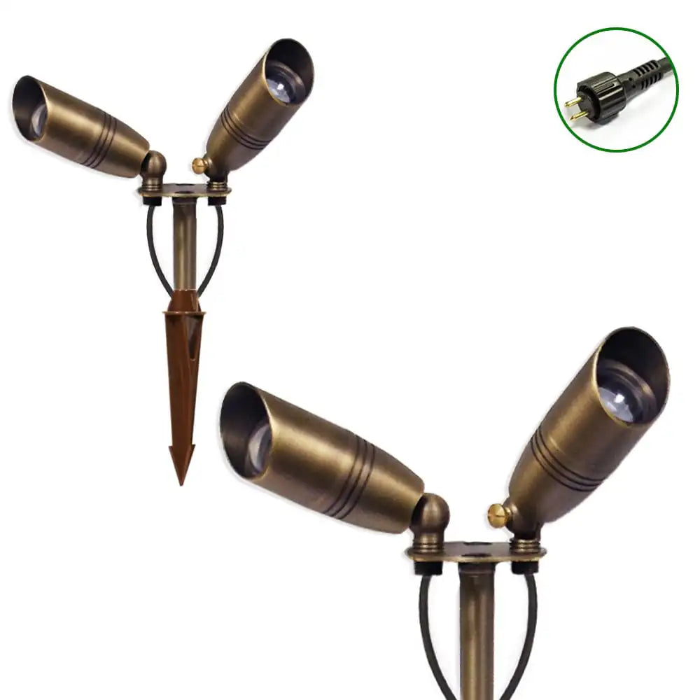 Charleston Carousel Mini - Solid Brass Adjustable Spotlight Kit (12v)