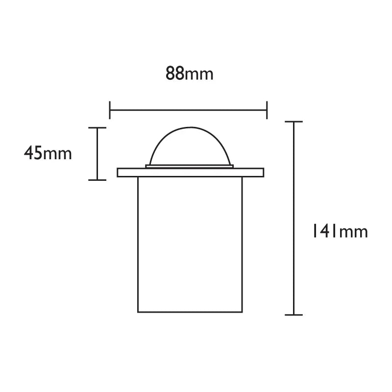 Caverna In-Wall / Step Light - Marine Grade 316 Stainless Steel - 12v