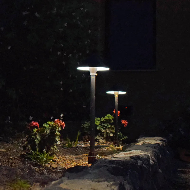 Charleston Coolie - Solid Brass Spreadlight with Ground Spike (12v)