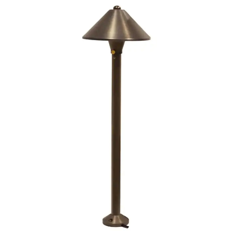 Charleston Coolie - Solid Brass Spreadlight with Ground Spike (12v)