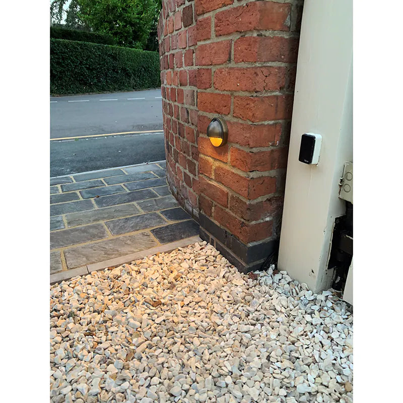 Eyelite 12V Step Light - Brass (Rustic Bronze Finish) - VERSA Plug & Play