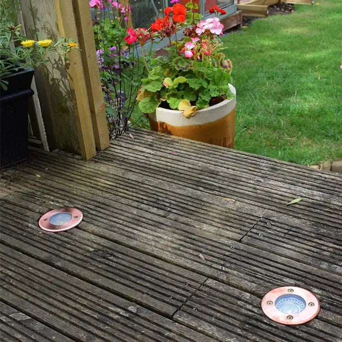 Decimax - 240v Recessed Light - Natural Copper