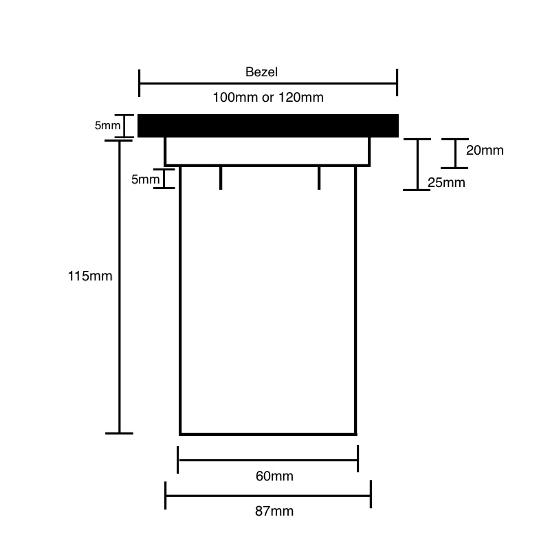 Decimax - Recessed Light - Natural Copper -12v Plug & Play