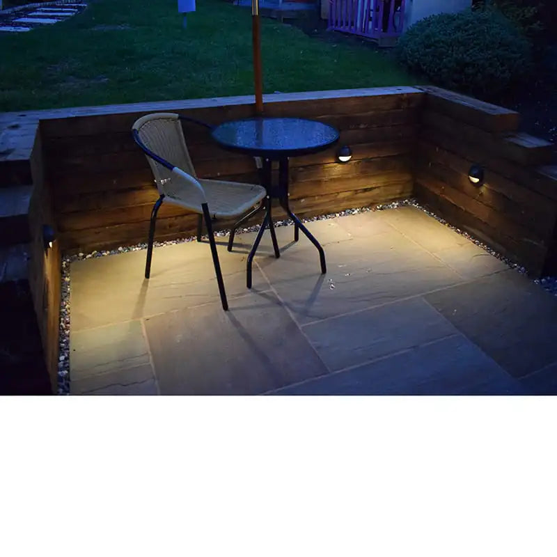 Eyelite 12V Step Light - Brass (Rustic Bronze Finish) - VERSA Plug & Play