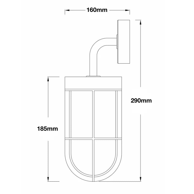 Fisherman - Wall Light - Solid Brass (240v)