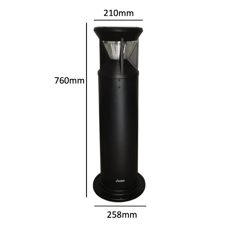 Pro Solar Guarda - Vandal Resistant Solar Bollard Light