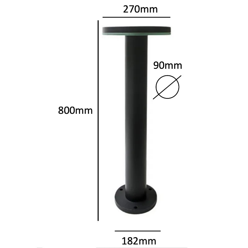Pro Solar HALOPOST - 800mm Solar Post Light