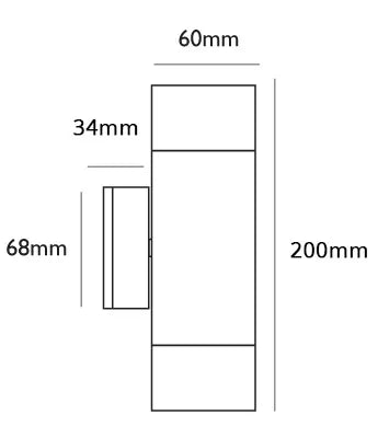Hilospot - Outdoor Twin / Up & Down Spotlight - 316 Marine Grade Stainless Steel (240v)