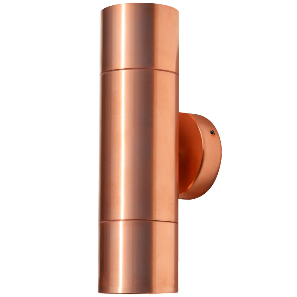 Hilospot - Outdoor Twin Spotlight - Natural Copper Spotlights (12v)