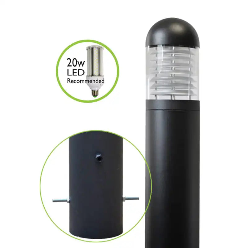 LEDifice Commercial LED Bollard Light Professional Root Mount System