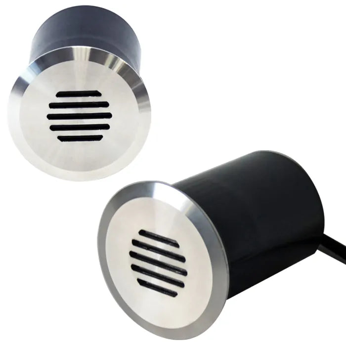 Linalite - 12V Louvered In-Wall / In-Ground / Step Light - 316 Stainless Steel - 3.0m