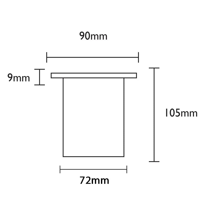 Linalite - 12V Louvered In-Wall / In-Ground / Step Light - 316 Stainless Steel - 3.0m