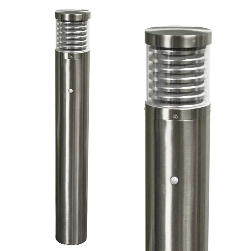 MARINA - Marine Grade 316 Stainless Steel PIR Bollard Light - Surface Mount