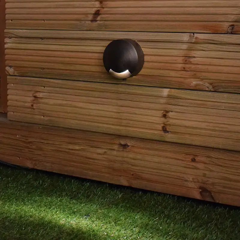 Monolite Step Lights - Brass (Rustic Bronze) - VERSA 12v Plug & Play