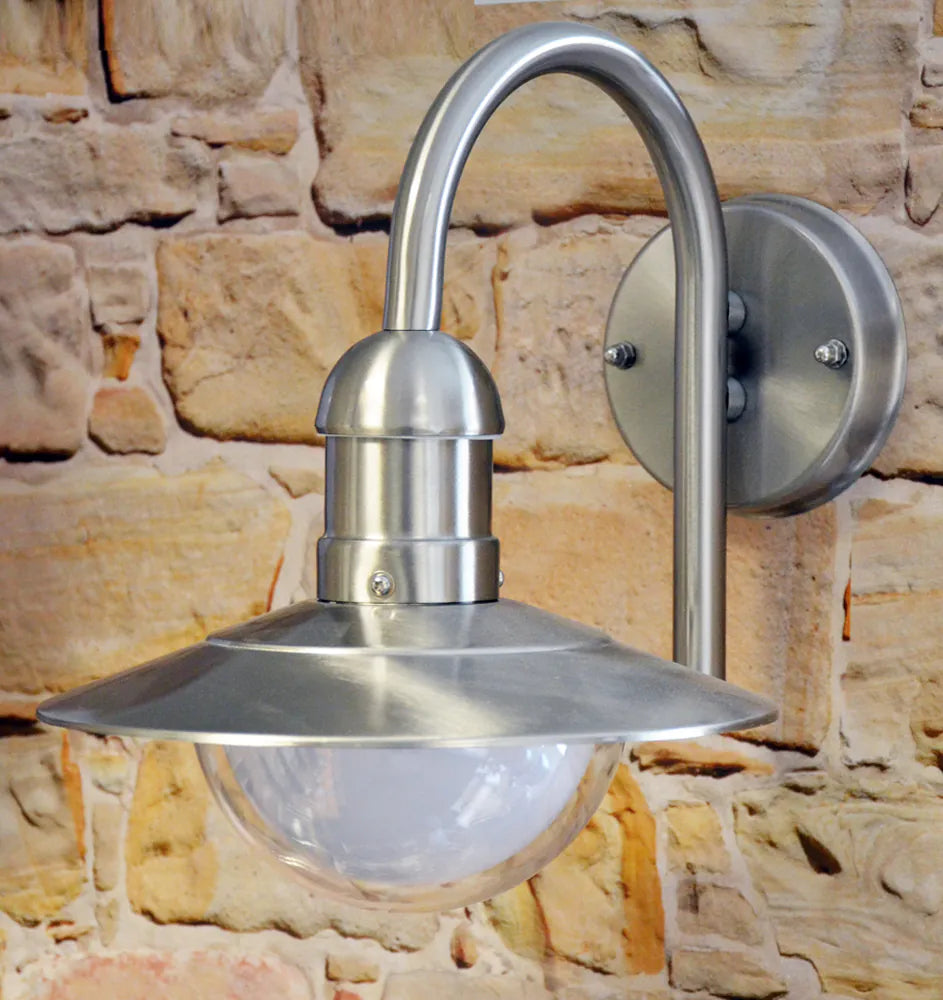 Stellus Orbit LED WL - Stainless Steel LED Outdoor Wall Light