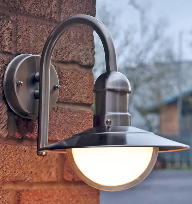 Stellus Orbit LED WL - Stainless Steel LED Outdoor Wall Light