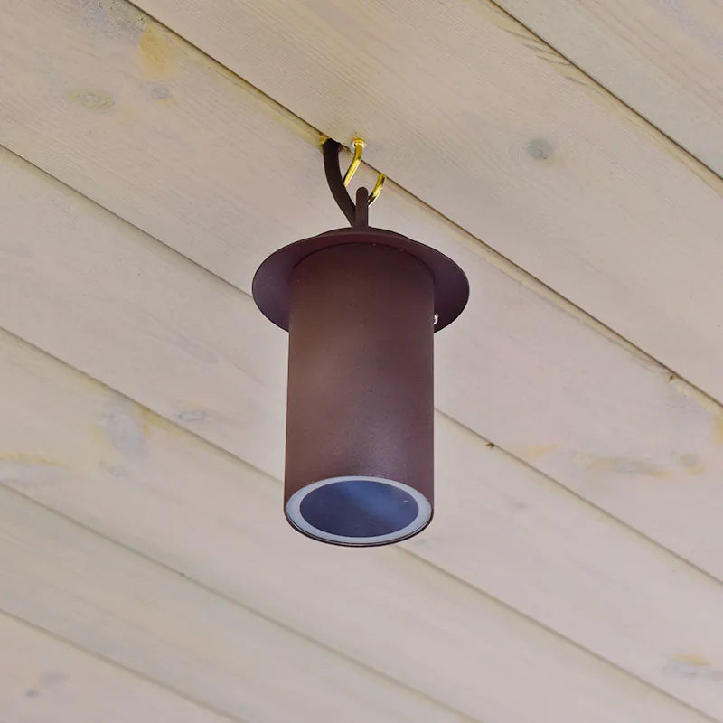 Pergolux 12v Hanging Light - 'Earth' Brown
