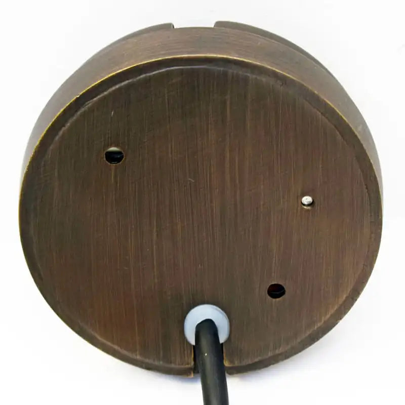 Eyelite 12V Step Light - Brass (Rustic Bronze Finish) - VERSA Plug & Play