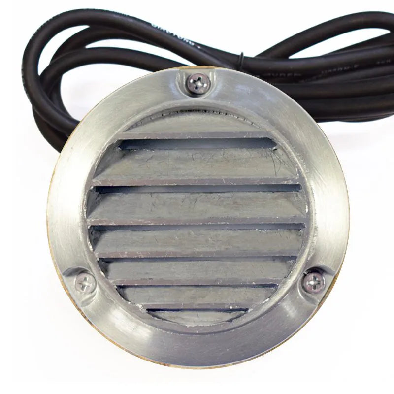 Slatlite 240V Garden Step Light - Aged Silver Finish