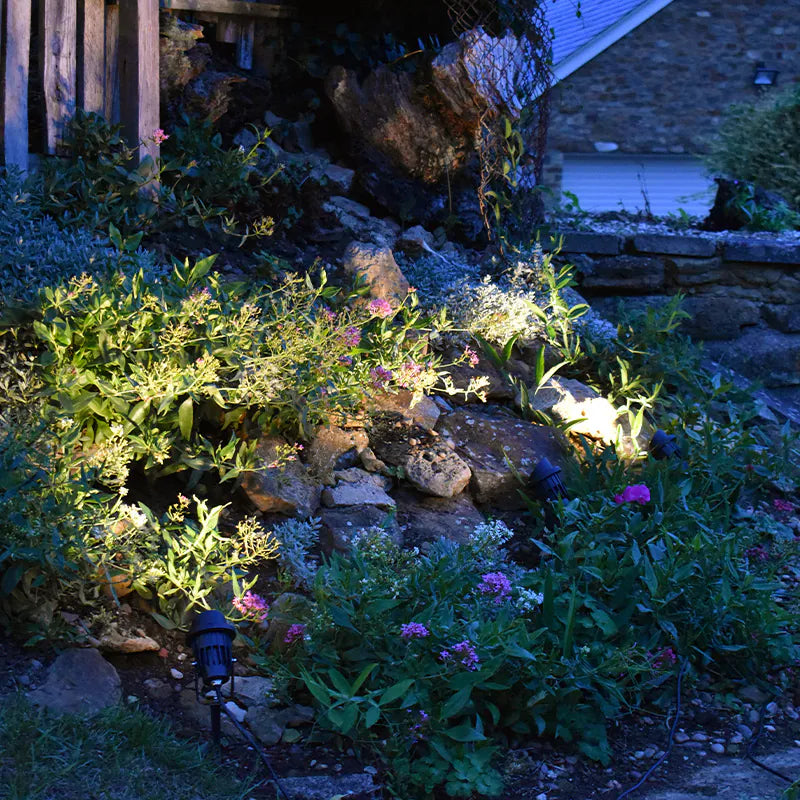 Solspike - 7W LED Solar Spotlights with Ground Spike (set of 3)