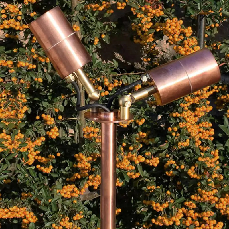 Ultra Spikelight 360 - Twin Garden Spikelight - Natural Copper (240v)