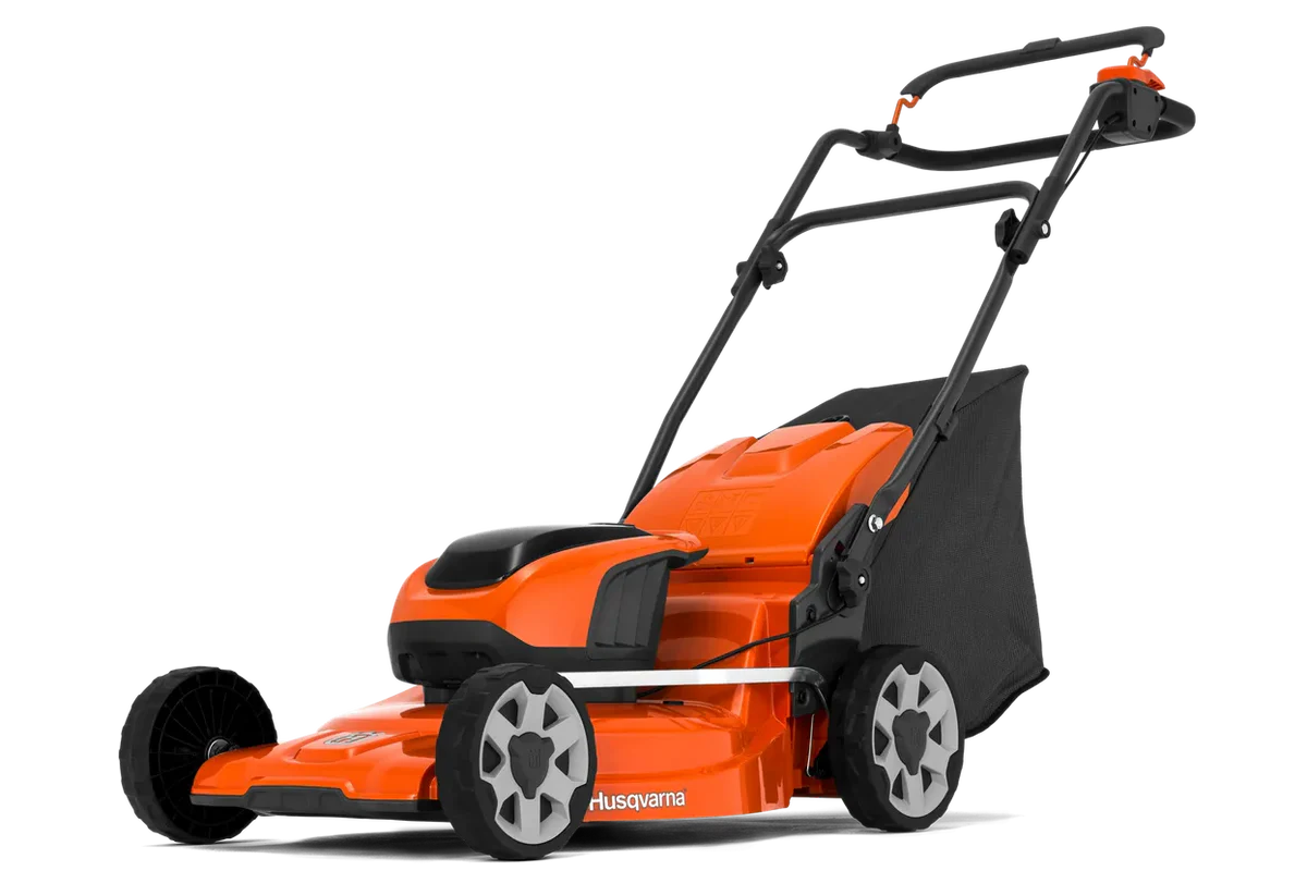 Husqvarna LC 142i Battery Lawn Mower + 40-C80 Charger & 40-B140 Charger