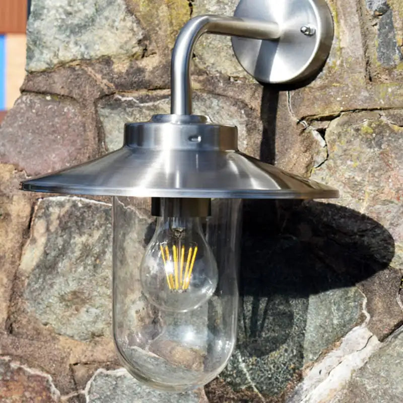 Stellus Modena - Stainless Steel Outdoor Wall Light