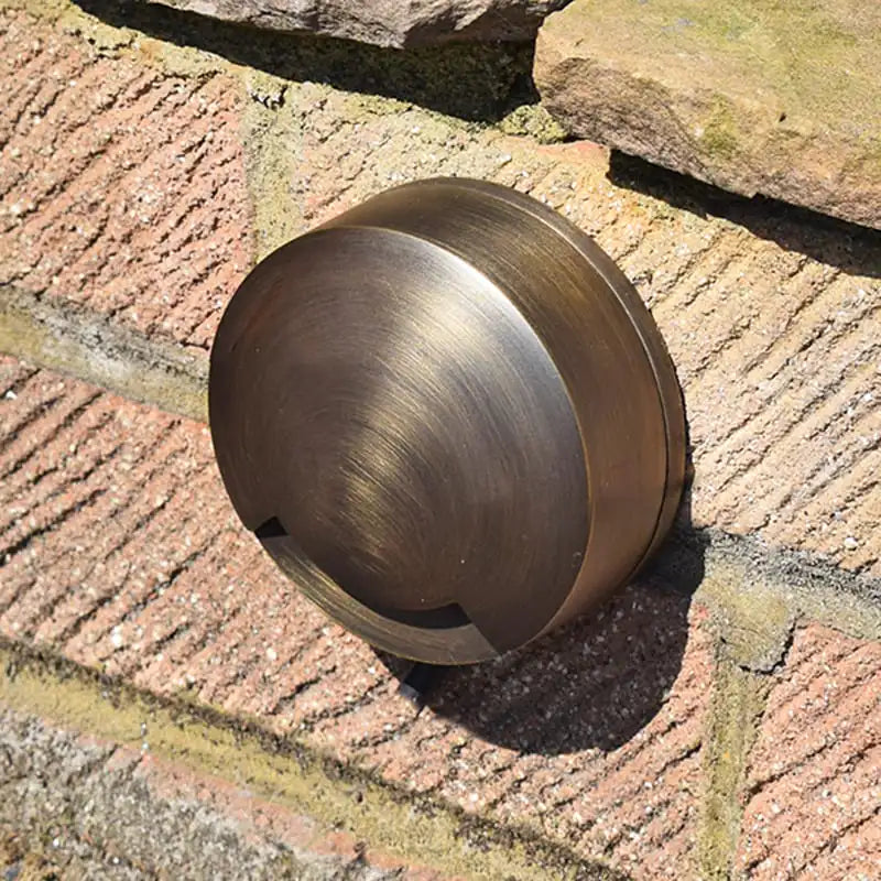 Monolite Step Lights - Brass (Rustic Bronze) - VERSA 12v Plug & Play