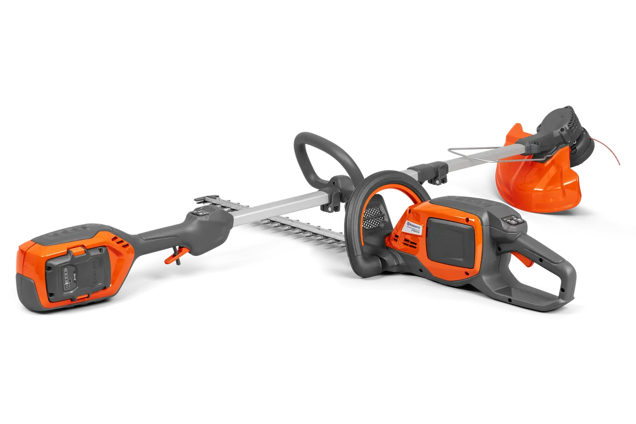 Husqvarna 215iL Battery Trimmer & 215iHD45 Battery Hedge Trimmer + BLi10 Battery & C80 Charger