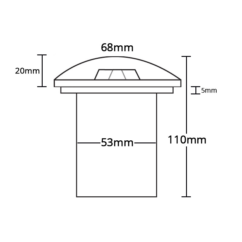 Trimina - Stainless Steel 12v Mini Recessed Light (Plug & Play)