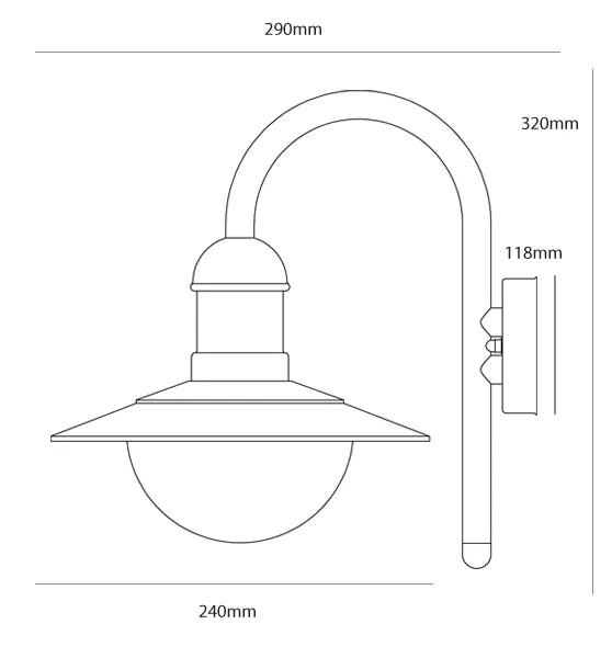 Stellus Orbit WL - Stainless Steel Outdoor Wall Light