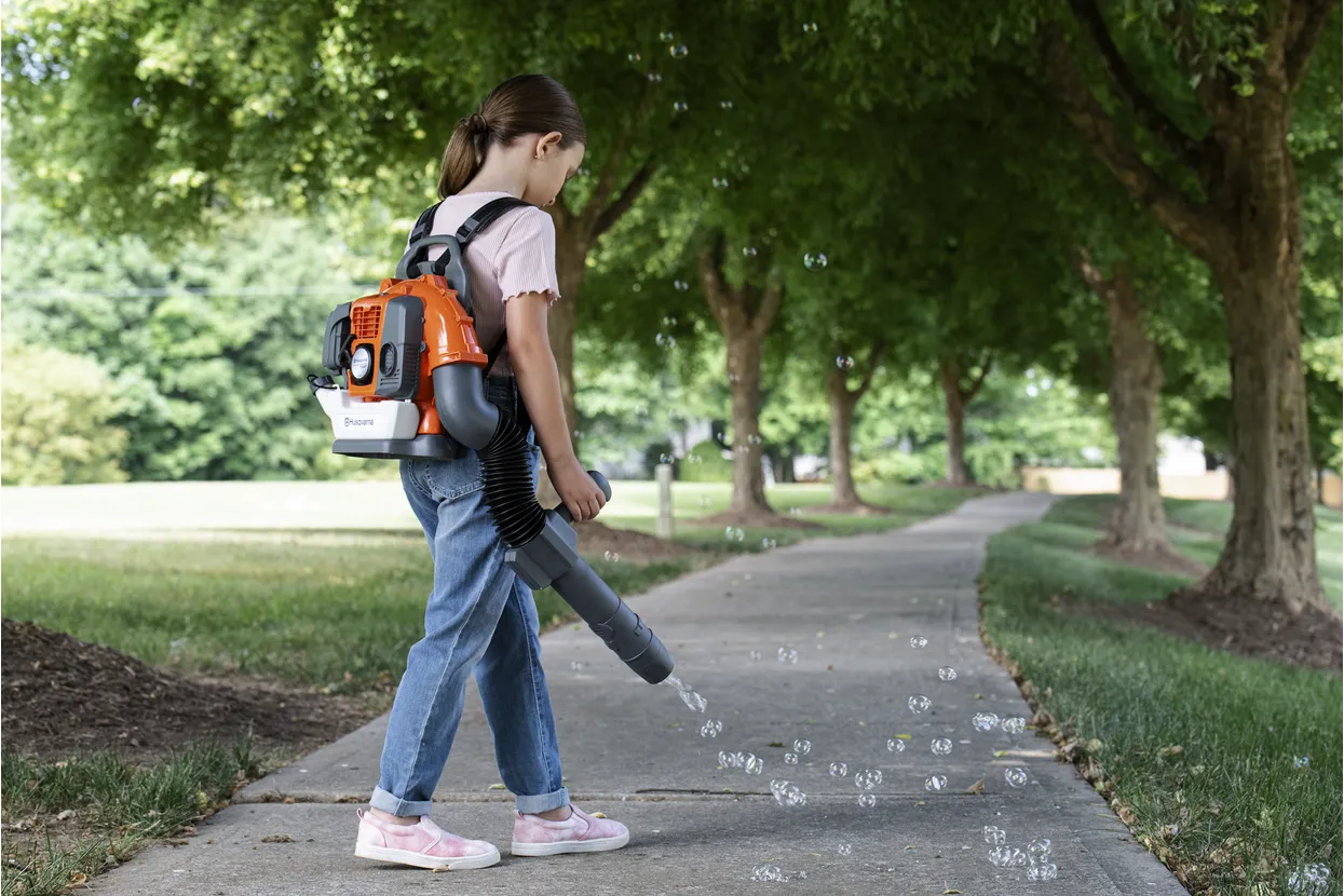 Husqvarna Backpack Bubble Blower Toy