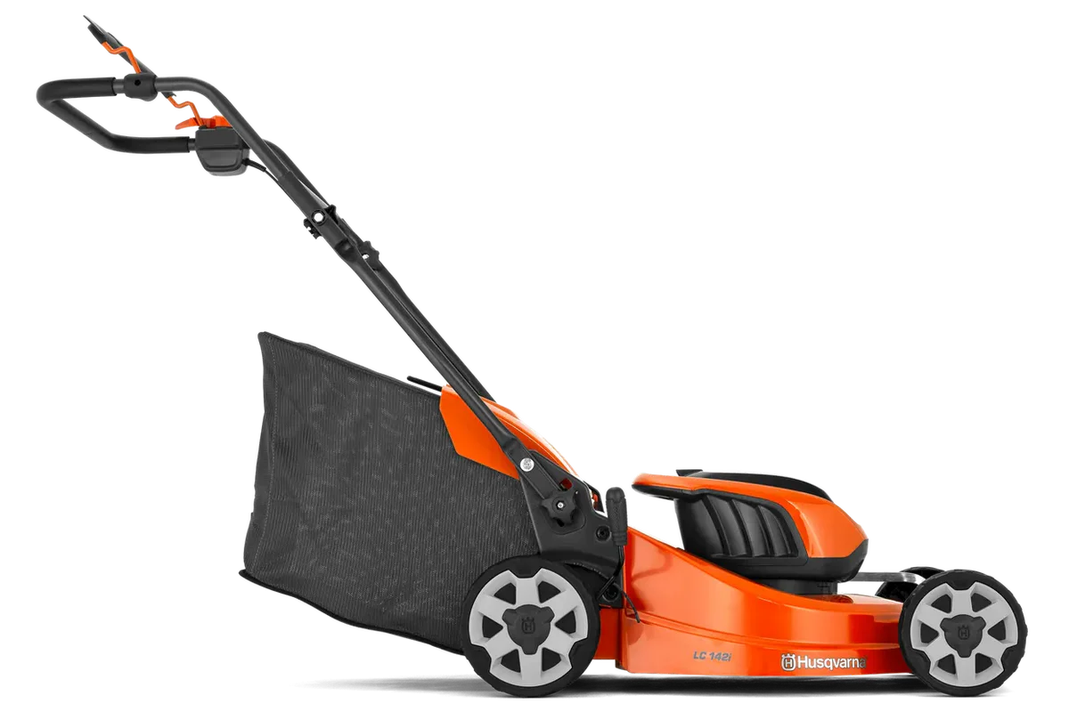 Husqvarna LC 142i  Battery Lawn Mower + 40-C80 Charger & 40-B140 Charger